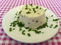 Cashewkaas met bieslook