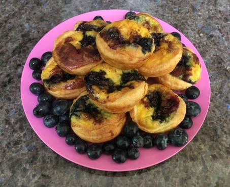 Zuiderse gebakjes (versie met bosbessen)