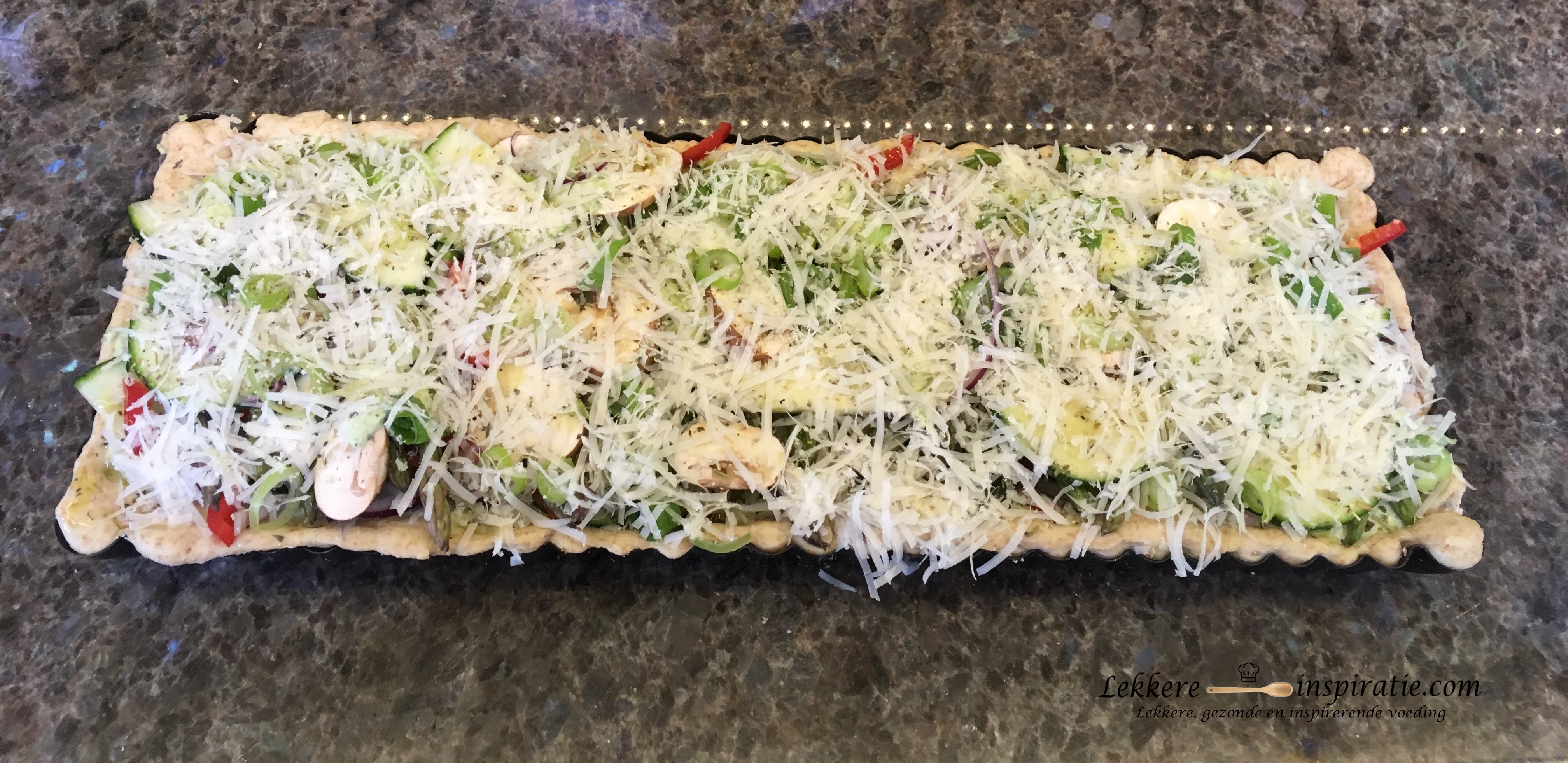 groentetaart (ongebakken)