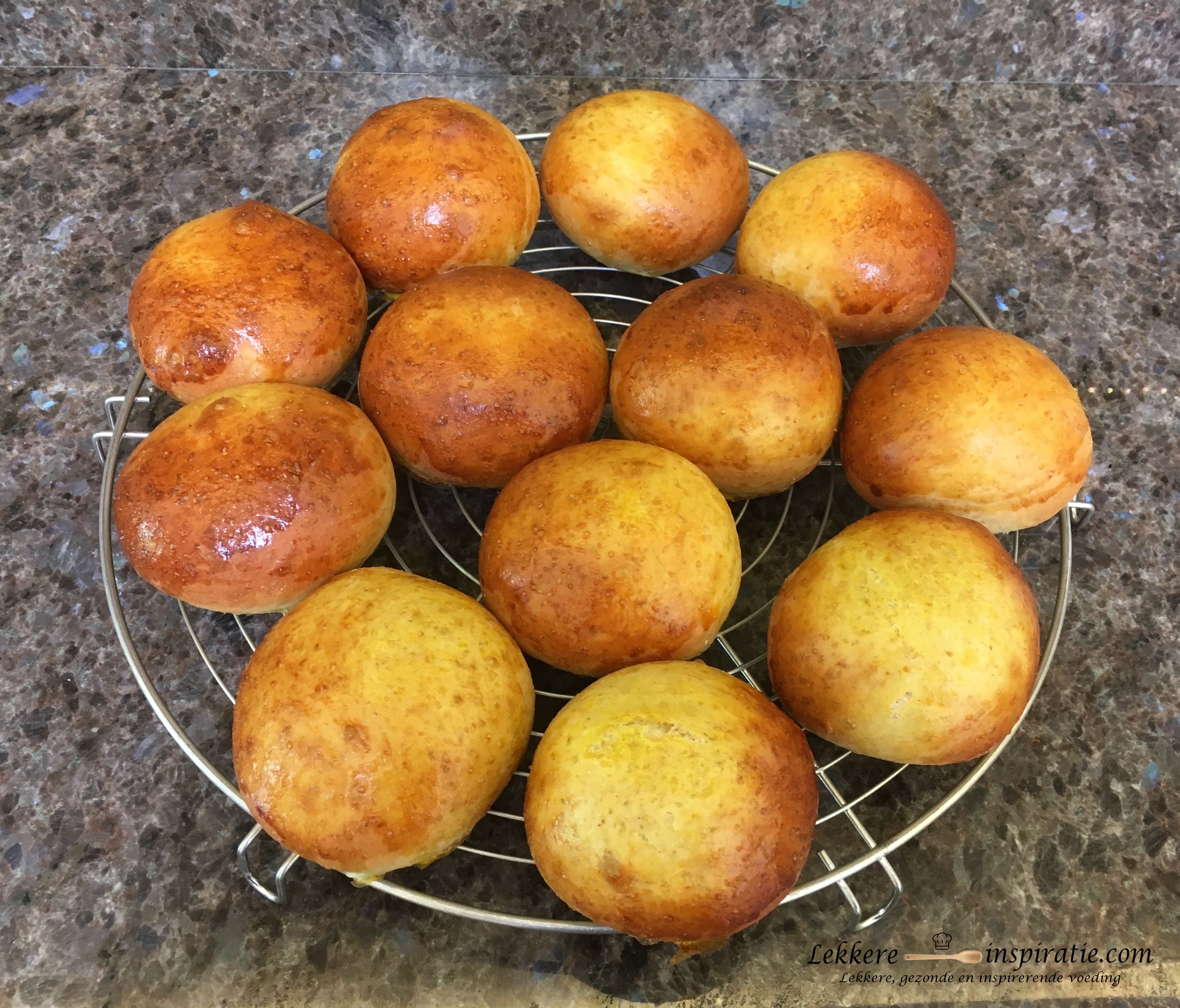 sandwiches na het bakken