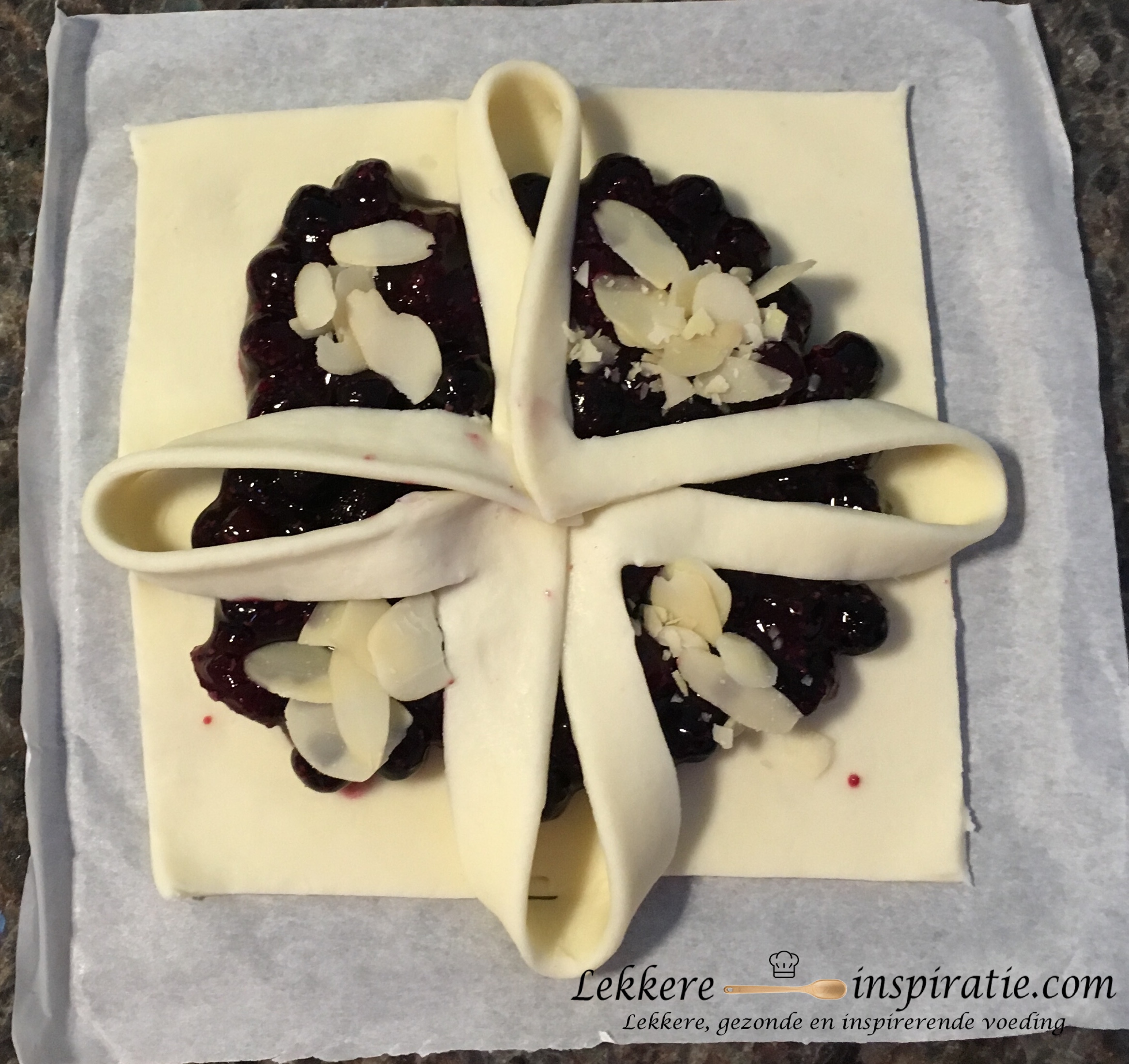 bestrooi met amandelen