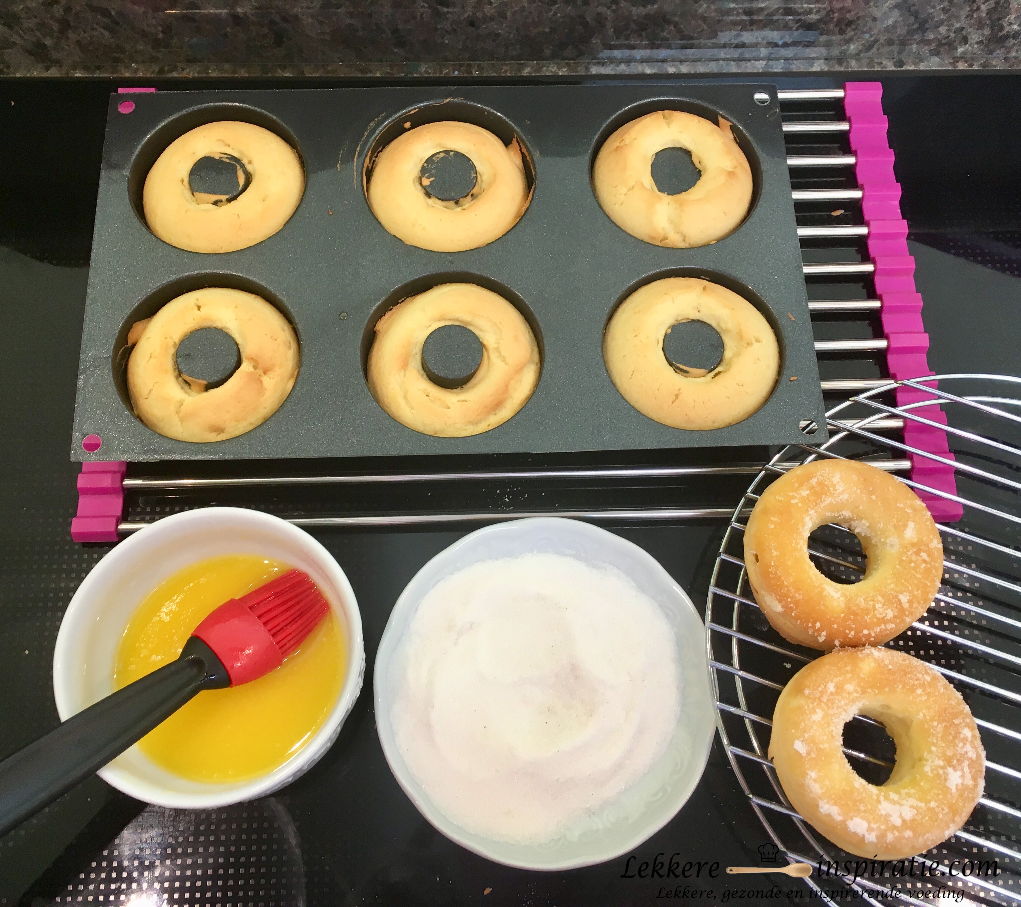 melkvrije ovendonuts topping