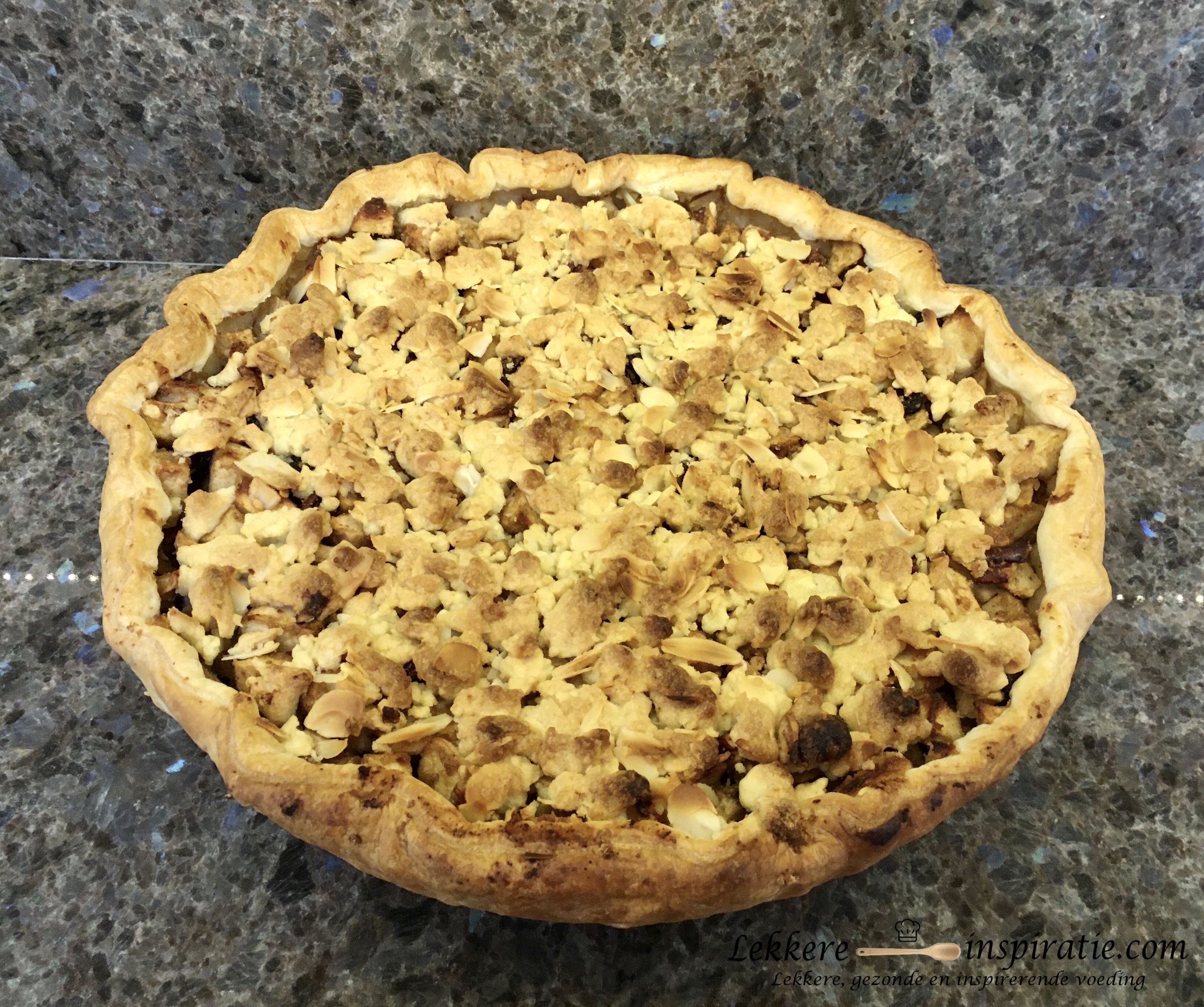 Appelcrumble taart