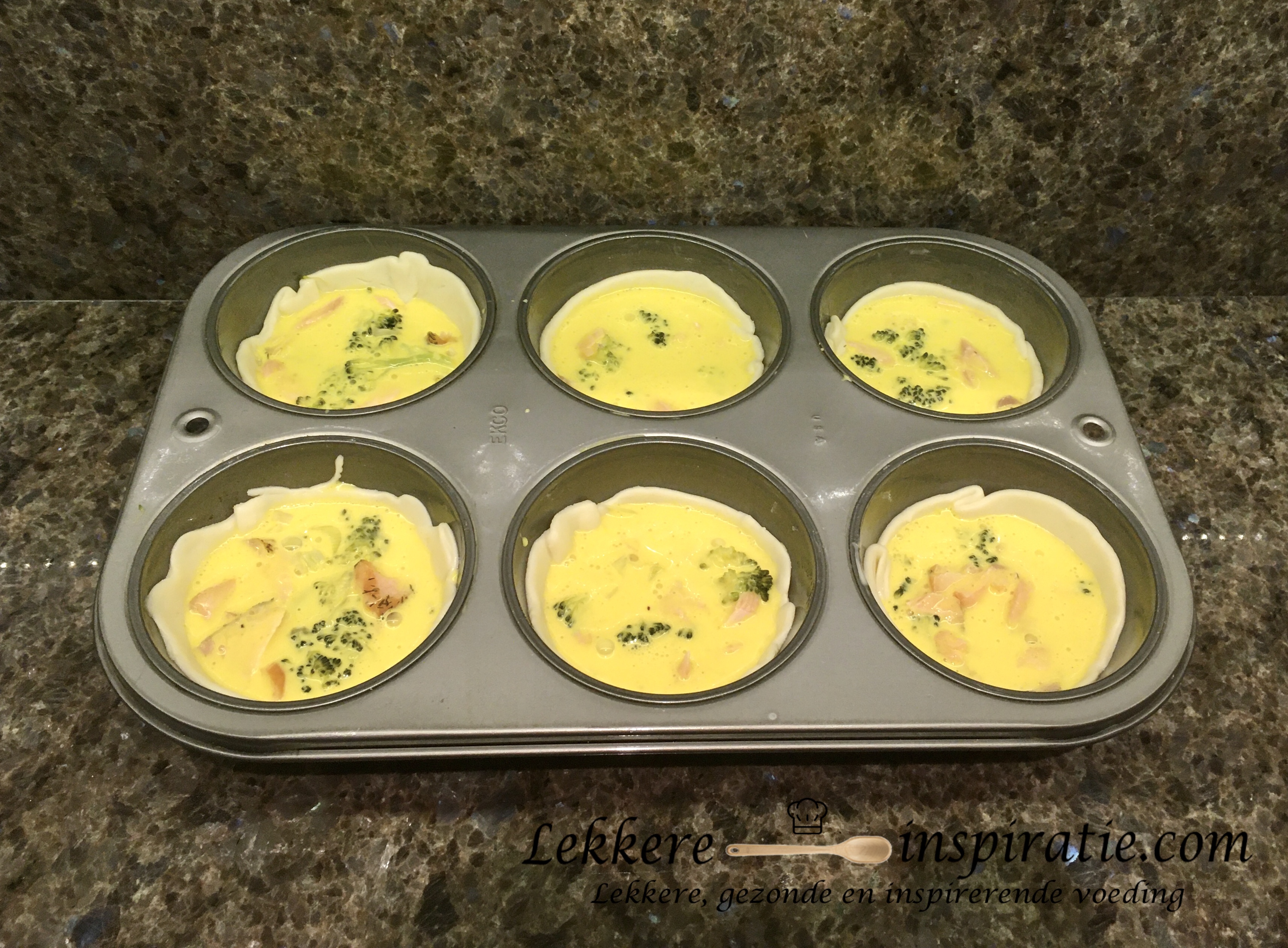 Homemade mini quiche_vullen_ deel 2